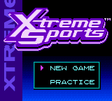 Xtreme Sports (USA) Title Screen